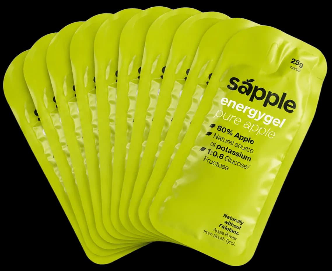 Sapple Power 10er Pack — 10 Energy Gel Pouches