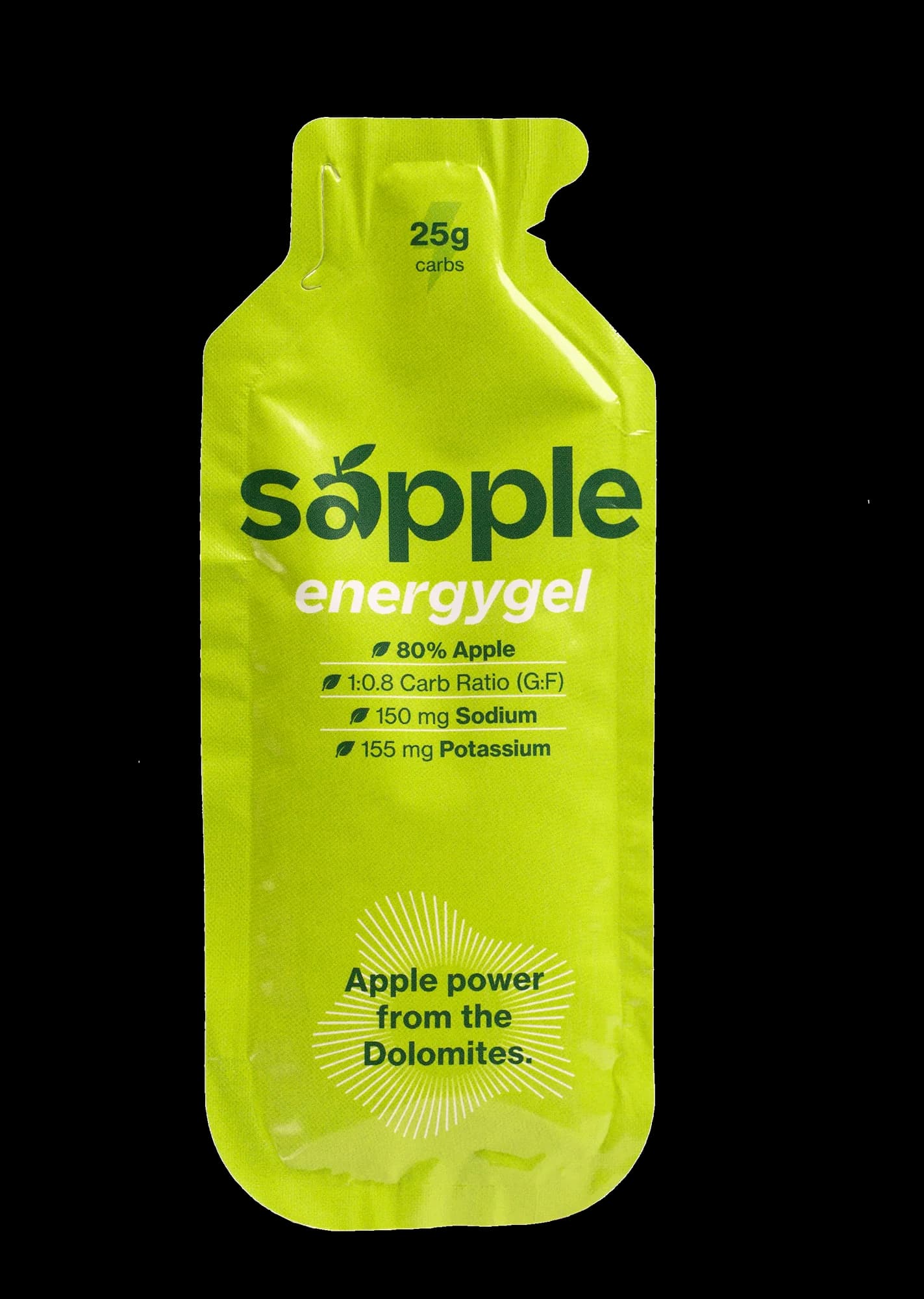 Ein einzelnes sapple Power Energy Gel